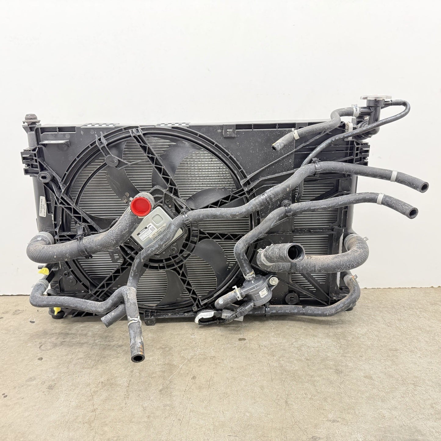 25-26 Toyota Camry Radiator Condenser Fan Assembly With Reinforcement Bar OEM