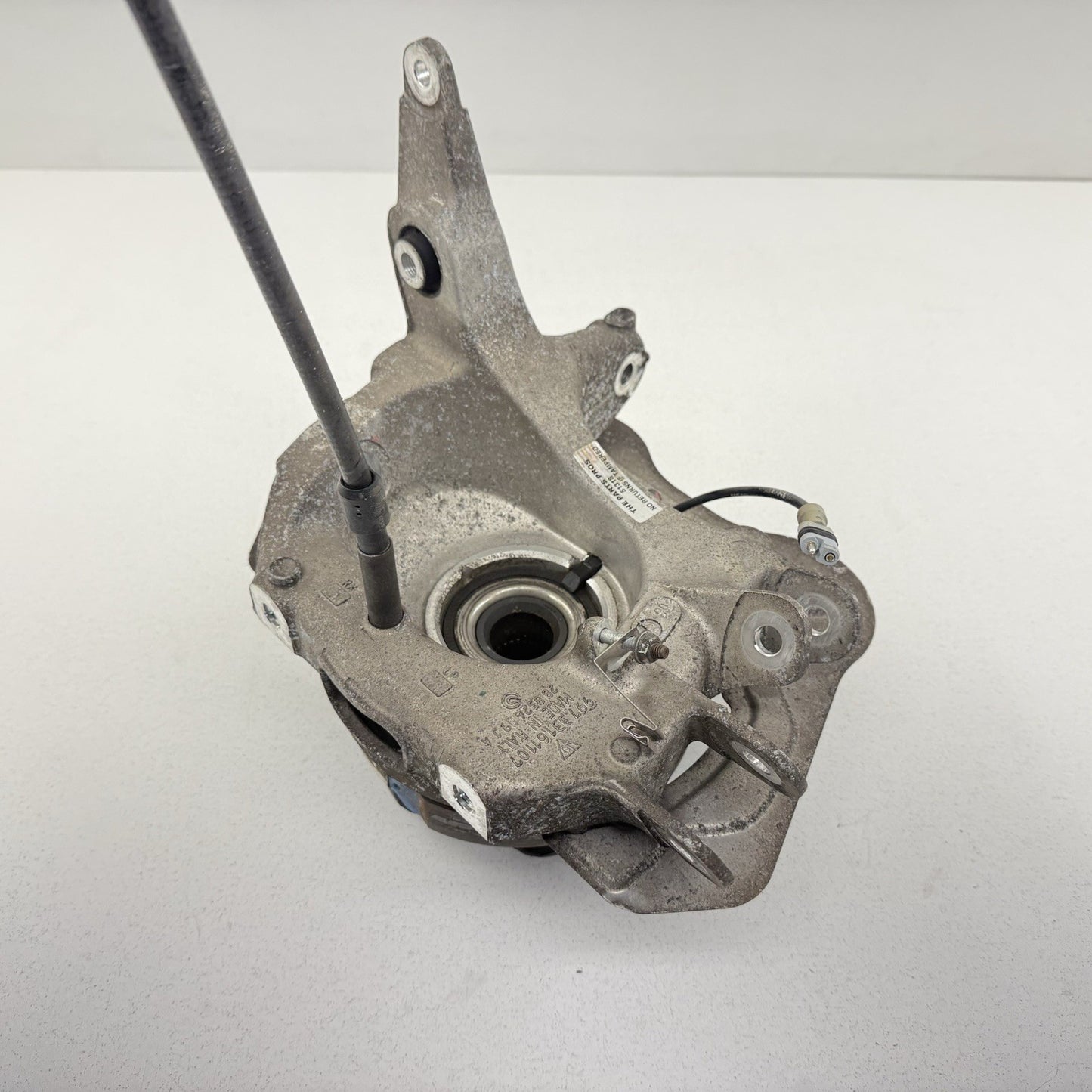 05-12 Porsche 911 997 Carrera 4 4S Left Rear Knuckle Hub W/ Control Arm Set OEM