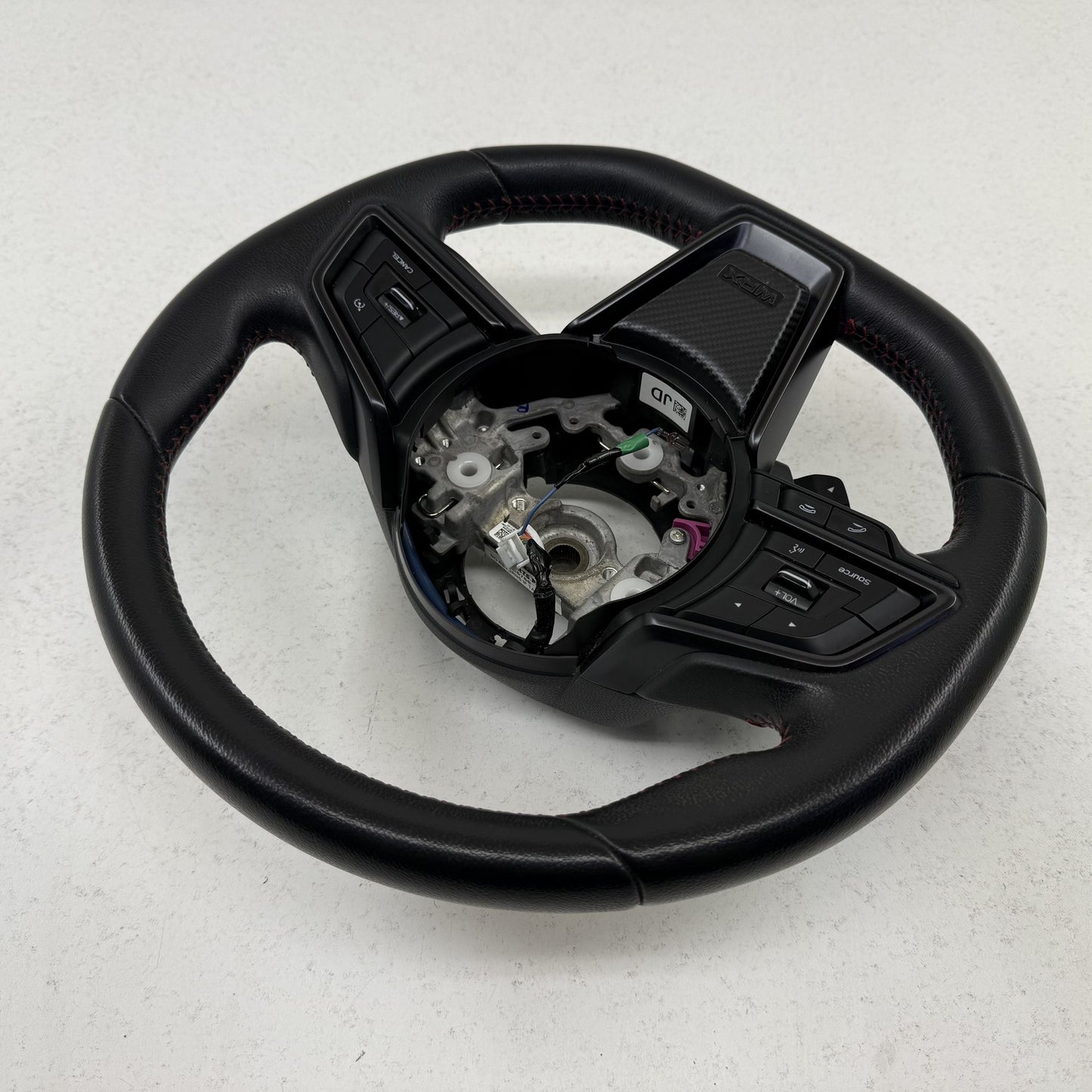 2022-2026 Subaru WRX Limited Manual Flat Bottom Steering Wheel Leather Black OEM