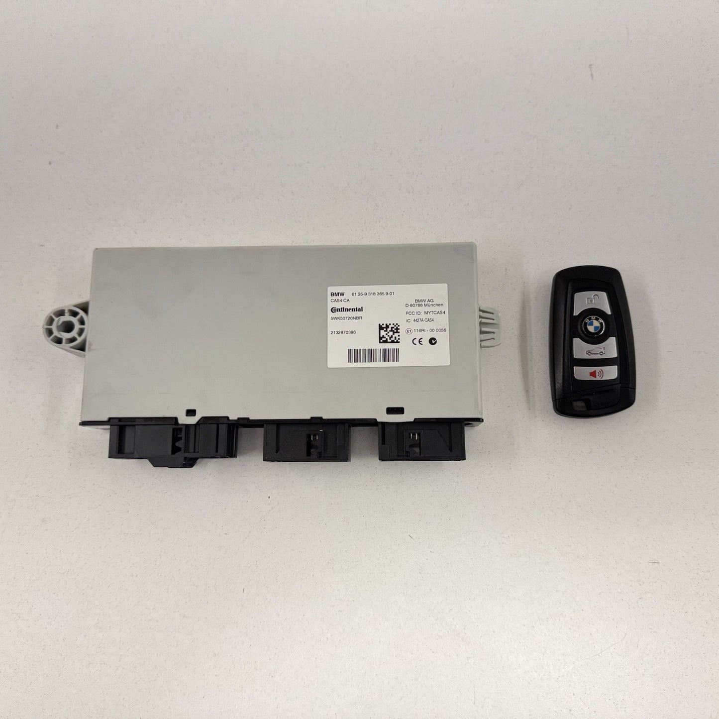 12-16 BMW M5 F10 S63 Engine DME ECU Engine Control Unit Key Set CAS4 Module OEM
