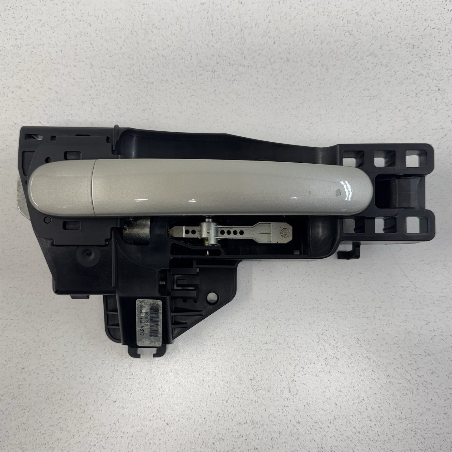 08-15 Audi TT Passenger Right Exterior Door Handle Assembly Ice Silver OEM