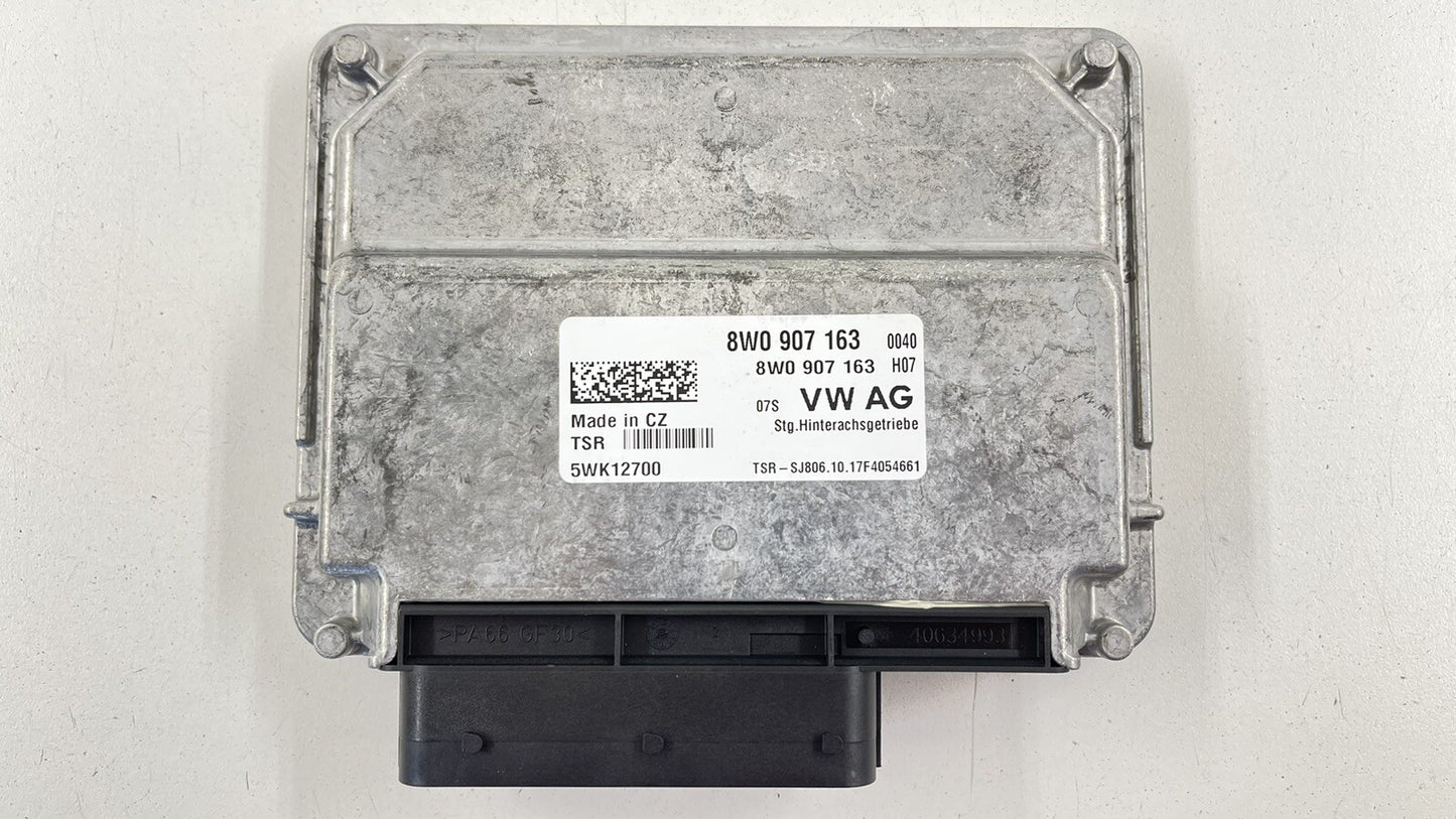 18-20 AUDI A5 S5 AWD DIFFERENTIAL TRANSFER CASE CONTROL MODULE 8W0907163 OEM