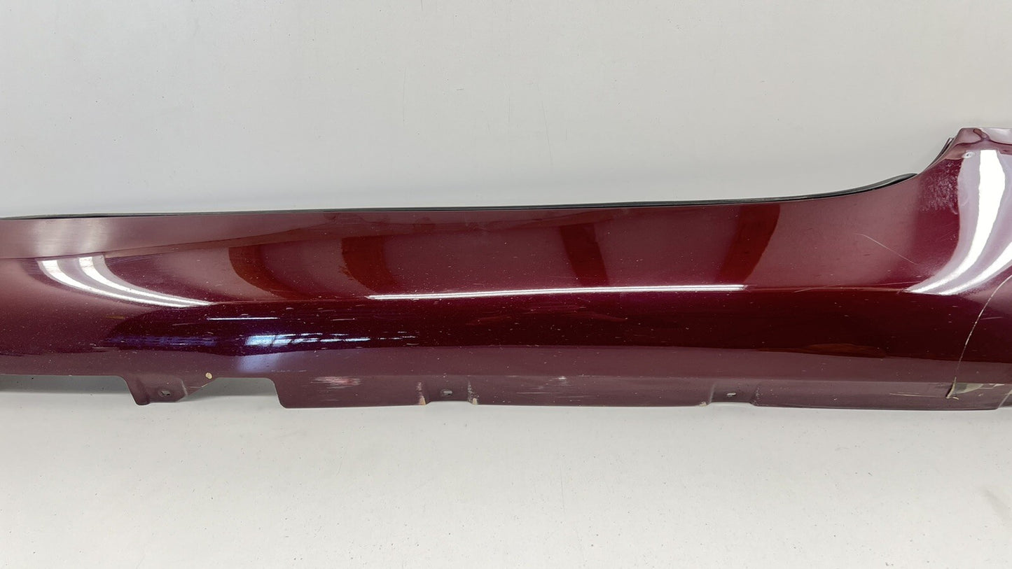 07-09 ASTON MARTIN VANTAGE LEFT SIDE SKIRT ROCKER PANEL COVER MERLOT RED OEM