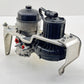 06-10 BMW M6 E63 E64 SECONDARY AIR PUMP W/ ENGINE OIL COOLER FILTER ASSEMBLY OEM
