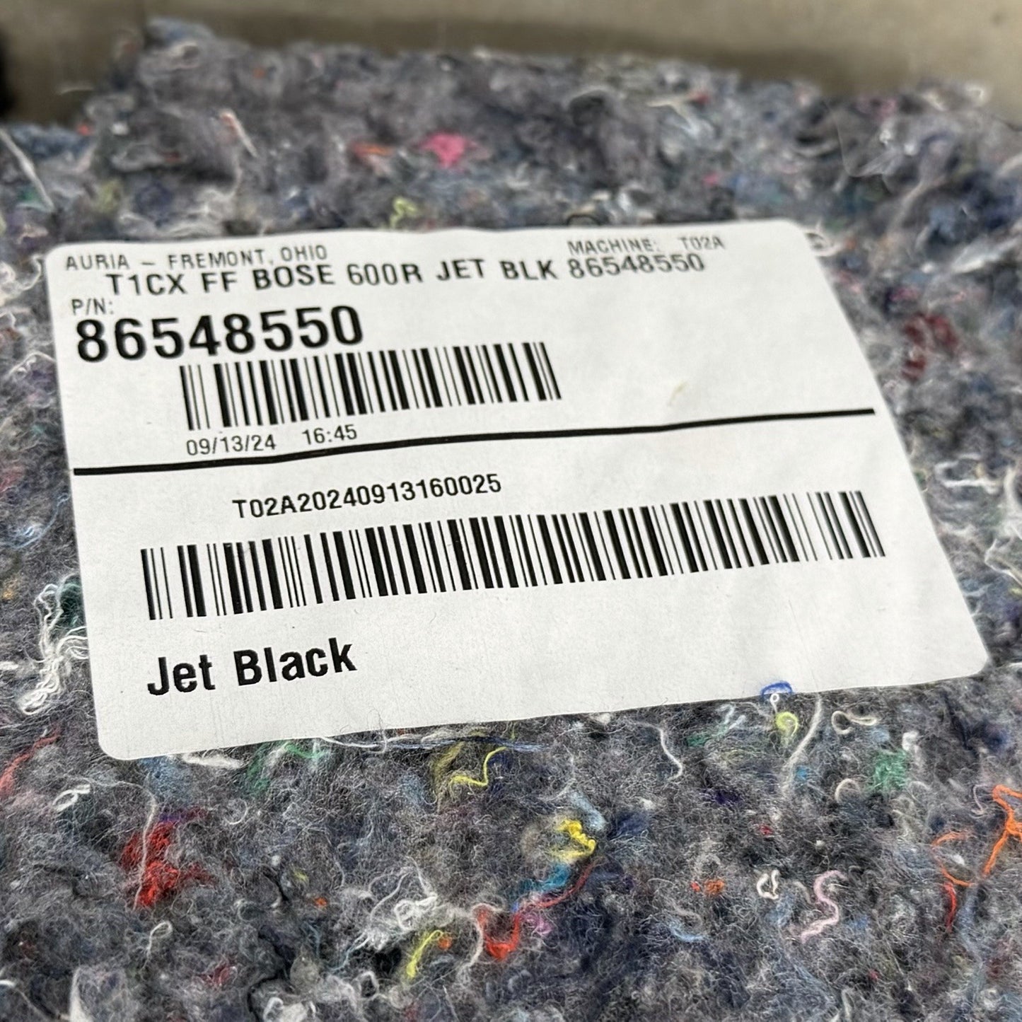 20-25 Silverado 2500 3500 Crew Cab Interior Floor Body Carpet Pair Jet Black OEM