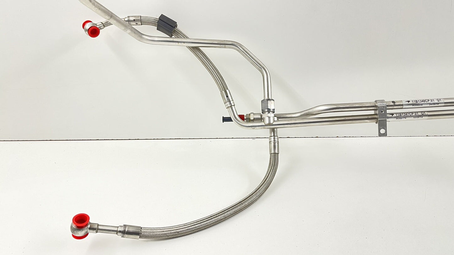 15-17 MCLAREN 650S REAR SUSPENSION HYDRAULIC OIL FLUID LINE HOSE PIPE TUBE OEM