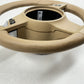 10-16 Porsche Panamera Driver Steering Wheel W/ Paddle Shifters Luxor Beige OEM