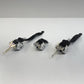 11-16 BMW M5 528 535 550 F10 Rear Seatbelt Seat Belt Retractor Set Black OEM
