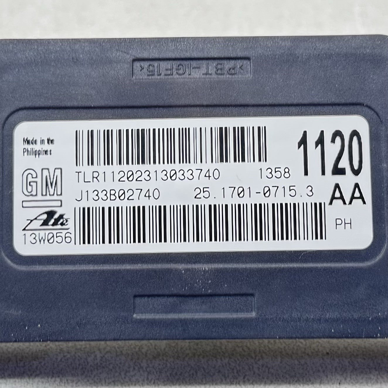 12-15 Chevrolet Camaro ZL1 Vehicle Dynamic Yaw Rate Sensor Module 13581120 OEM