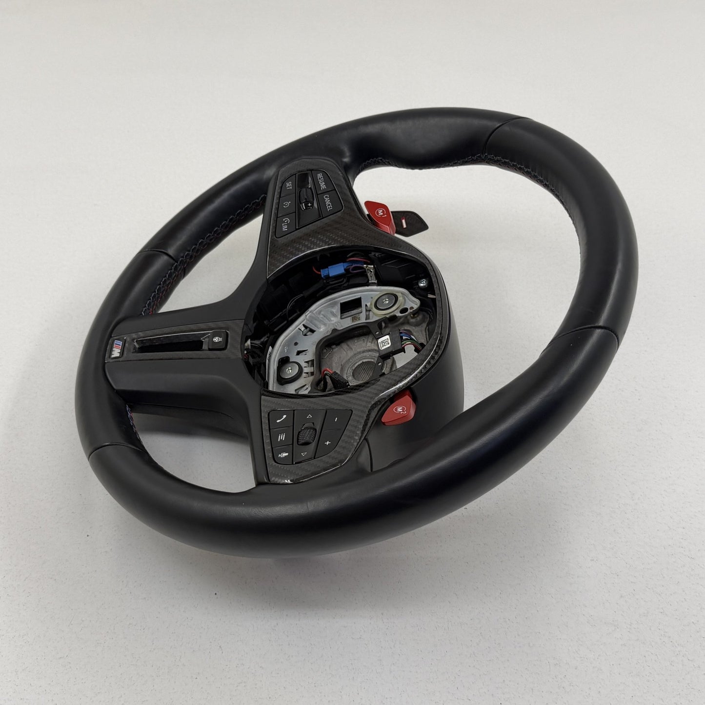 21-24 BMW M3 M4 G80 G82 M Performance Heated Steering Wheel Carbon Leather OEM