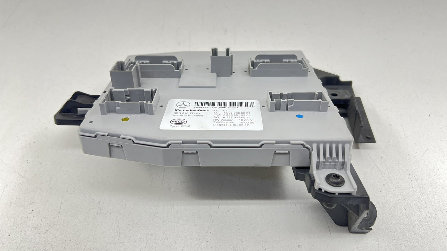 15-18 MERCEDES-BENZ C63S W205 SAM BCM SIGNAL CONTROL MODULE A 205 900 93 21 OEM