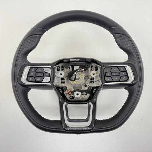 24-26 Ford Mustang GT Premium Steering Wheel W/ Controls Manual Transmission OEM