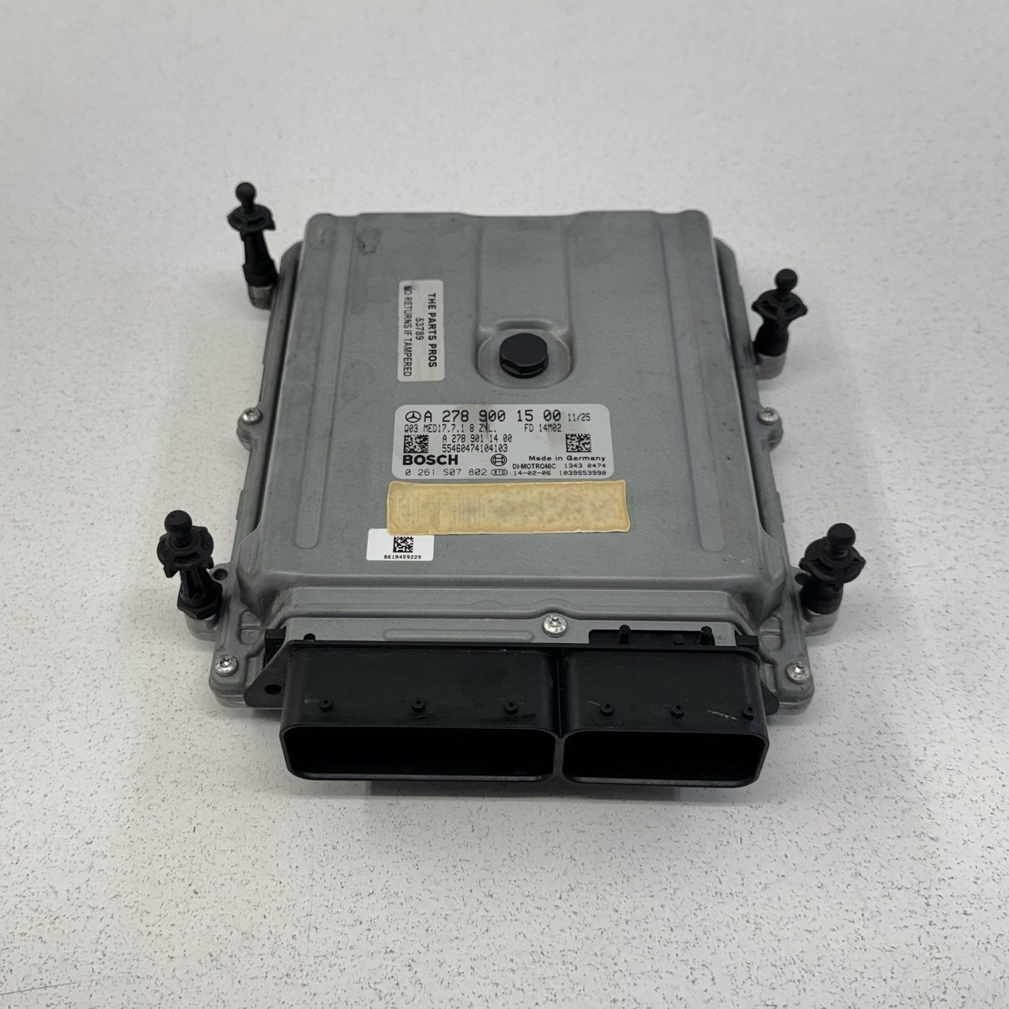 12-14 Mercedes W218 CLS550 4.6L Engine Control Module ECU Ignition Key Set OEM