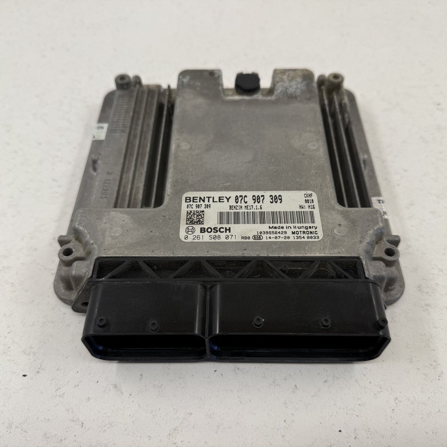 2014-2018 Bentley Flying Spur W12 Engine Control Module ECU Pair 07C907309 OEM