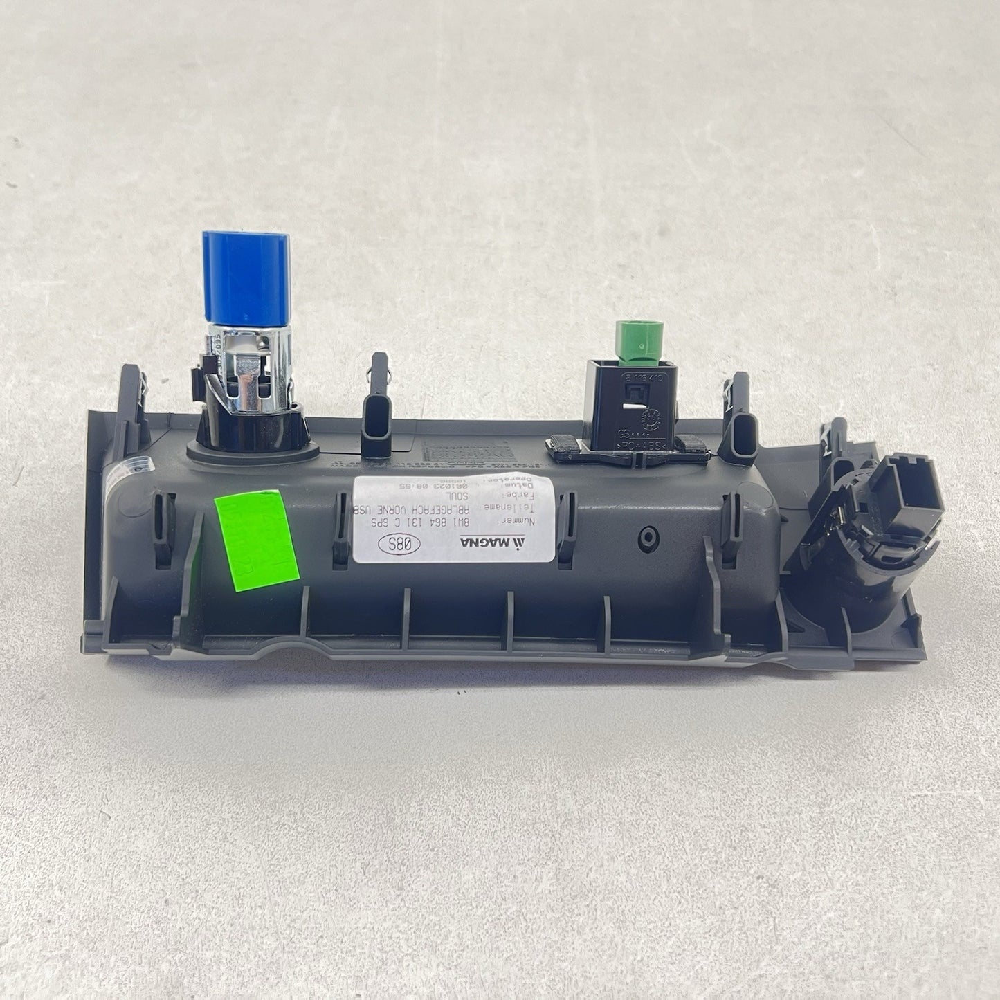 18-24 AUDI A4 S4 A5 S5 ENGINE IGNITION SWITCH PUSH START STOP BUTTON W/ TRIM OEM