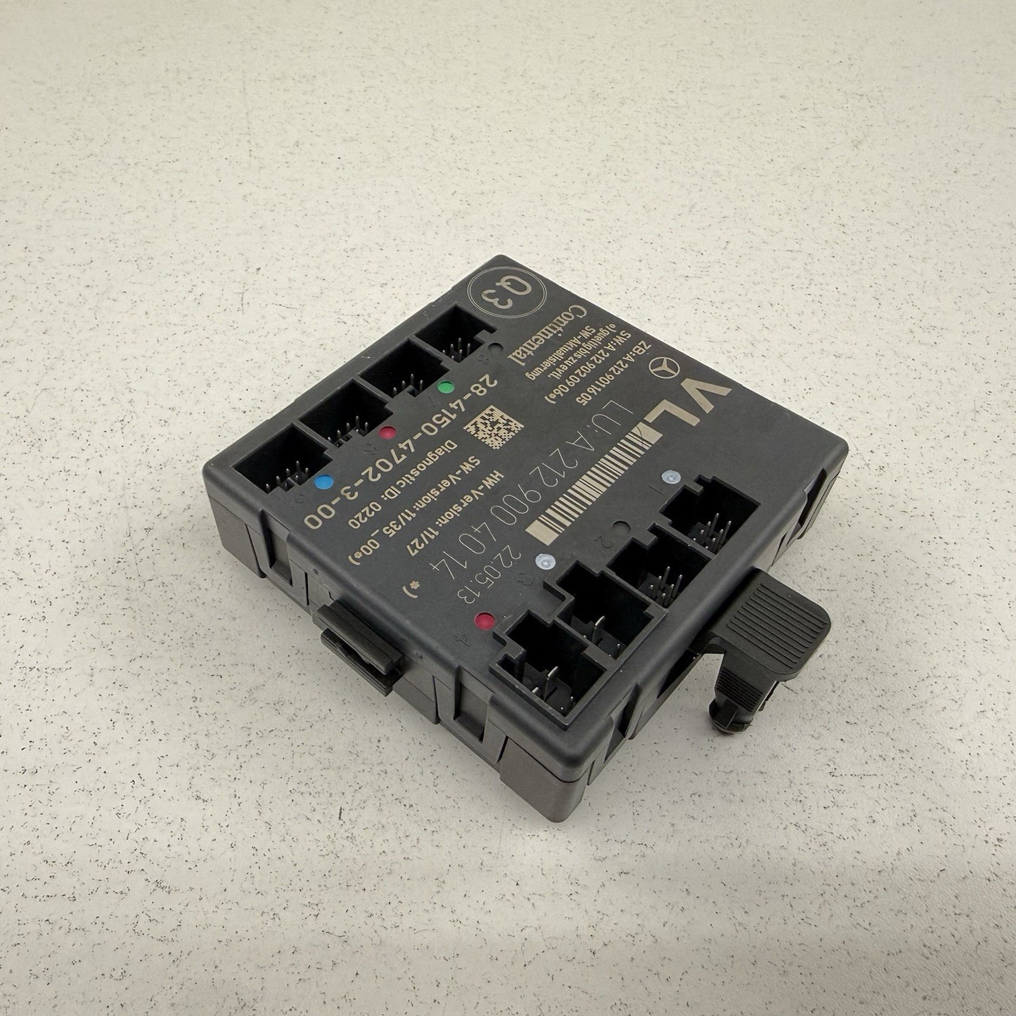 10-16 Mercedes W212 E350 Driver Left Front Door Control Module 2129004014 OEM