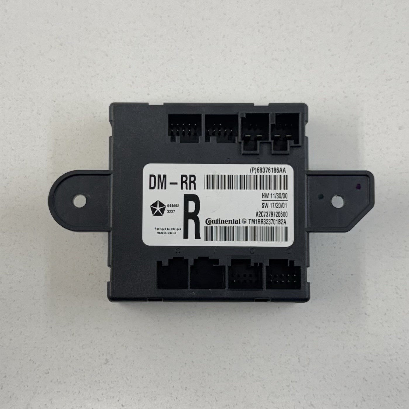 17-24 Maserati Ghibli Passenger Right Rear Door Control Module 68376186AA OEM