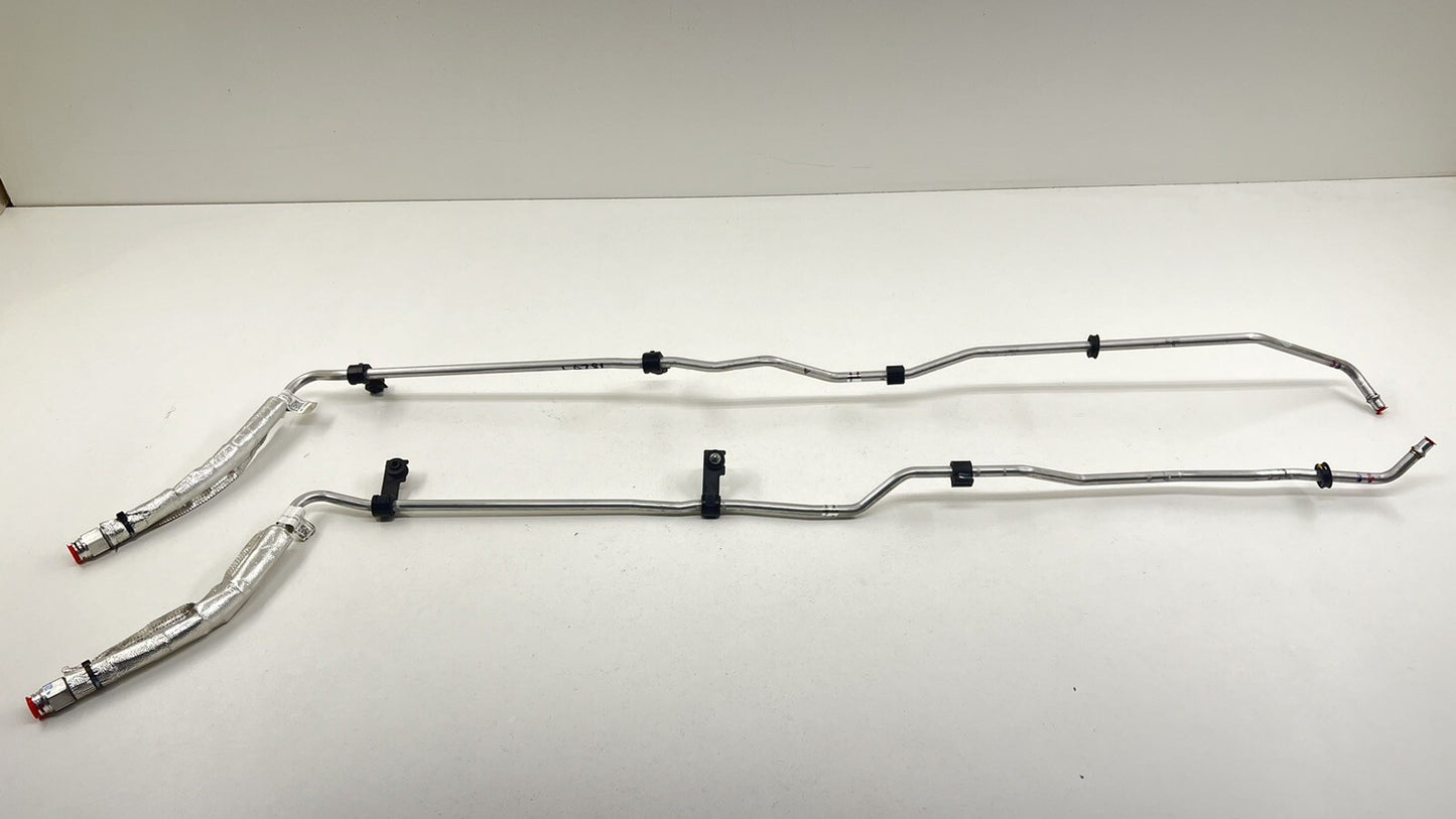 22-24 CADILLAC CT5 V BLACKWING REAR DIFF DIFFERENTIAL OIL COOLER LINE PAIR OEM