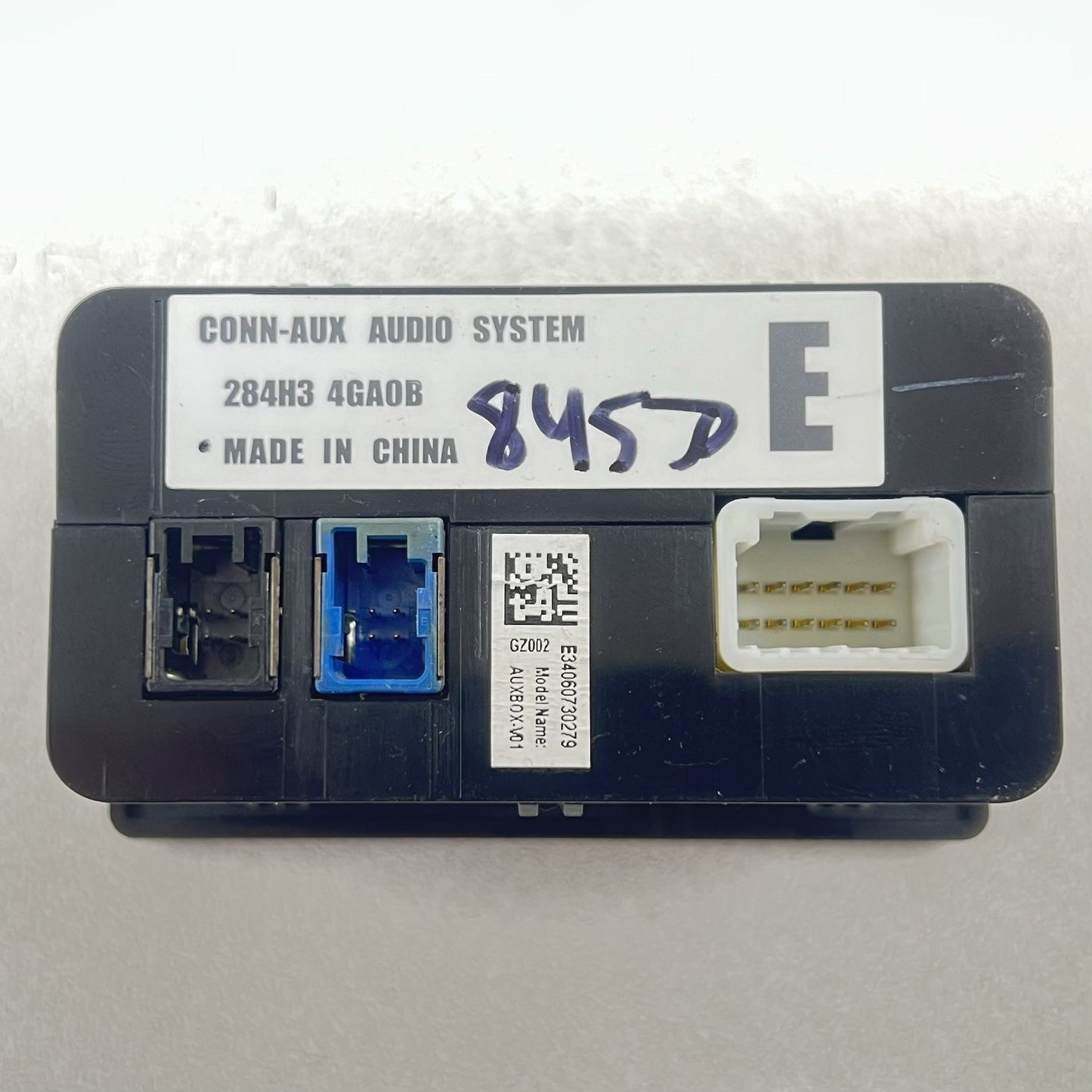 14-15 INFINITI Q50 DUAL USB PORT AUDIO VIDEO INPUT JACK MODULE 284H3 4GA0B OEM