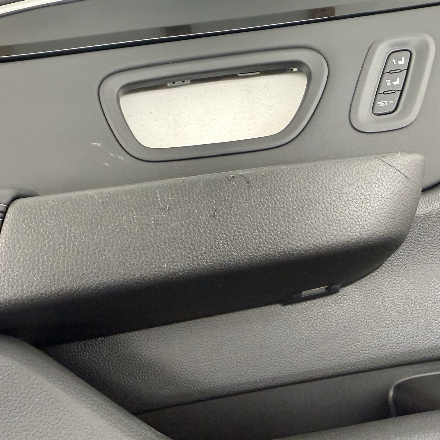 23-25 Honda Pilot Touring Driver Left Front Door Panel Interior Trim Black OEM