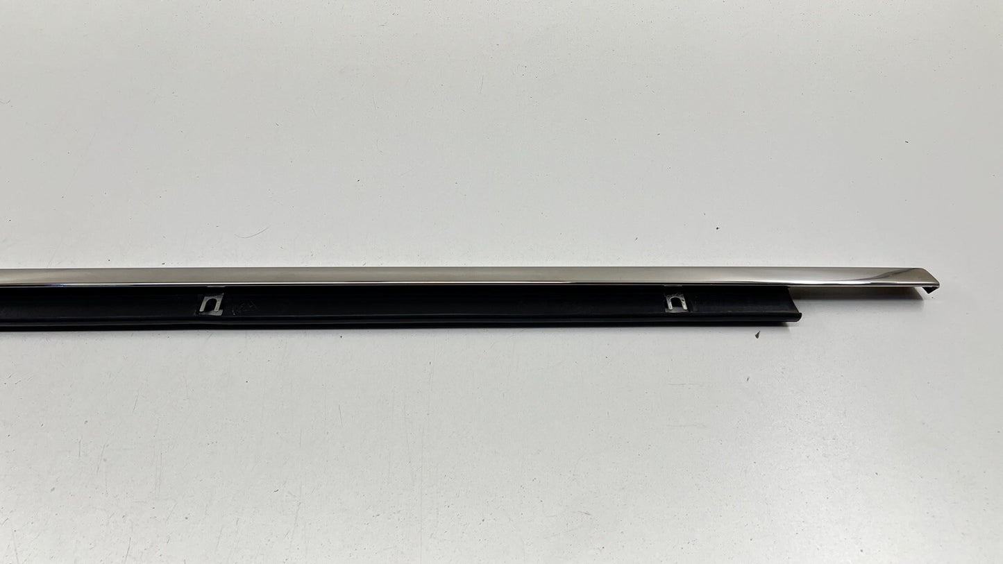 13-18 BENTLEY FLYING SPUR RIGHT REAR UPPER DOOR MOULDING CHROME TRIM PANEL OEM