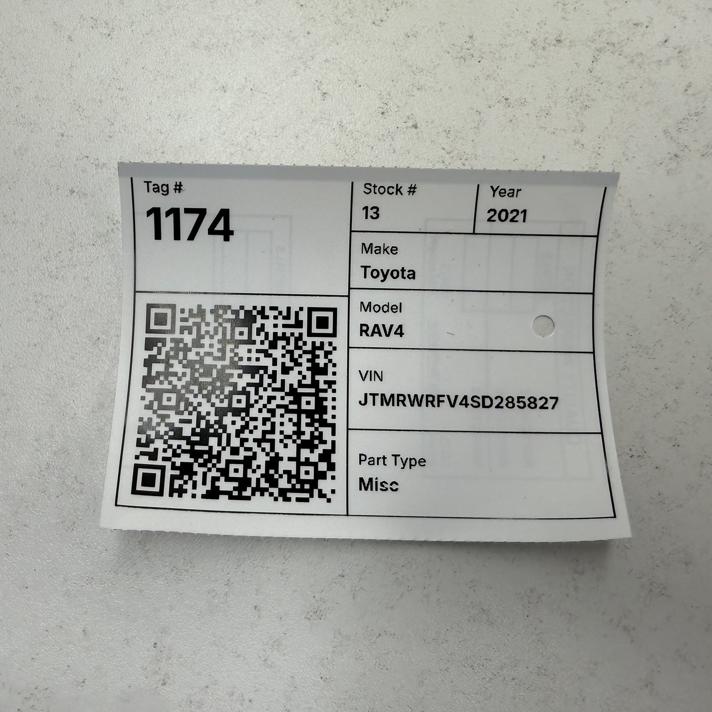 2019-2025 Toyota RAV4 Fuel Evap Vapor Charcoal Emission Canister 77740-33240 OEM