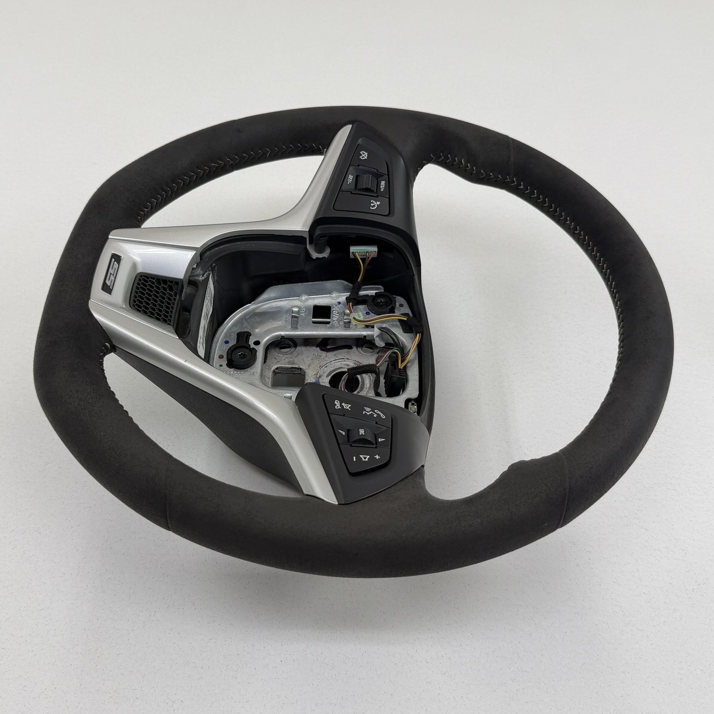 2013-2015 Chevrolet Camaro SS 1LE Suede Flat Bottom Steering Wheel 22925461 OEM