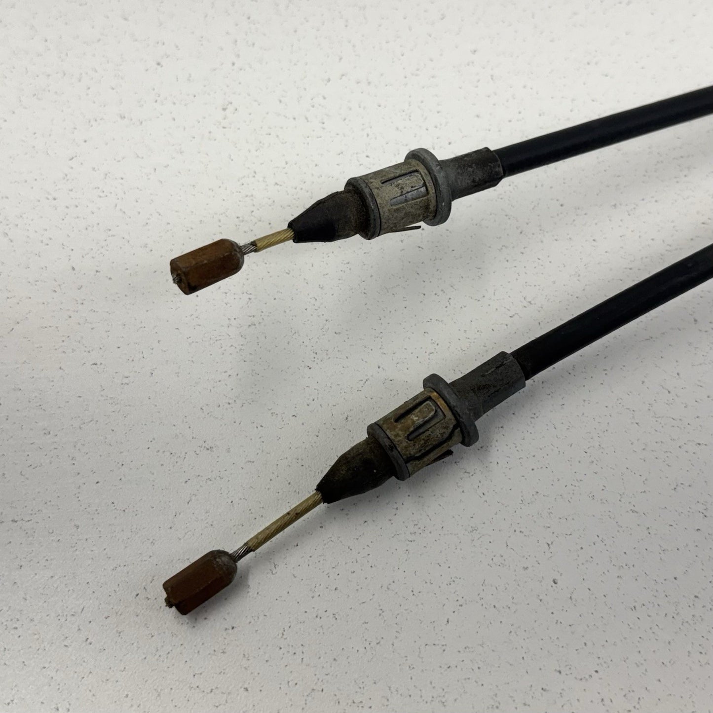 97-04 Chevrolet Corvette C5 Rear Emergency Parking Brake Cable Pair OEM