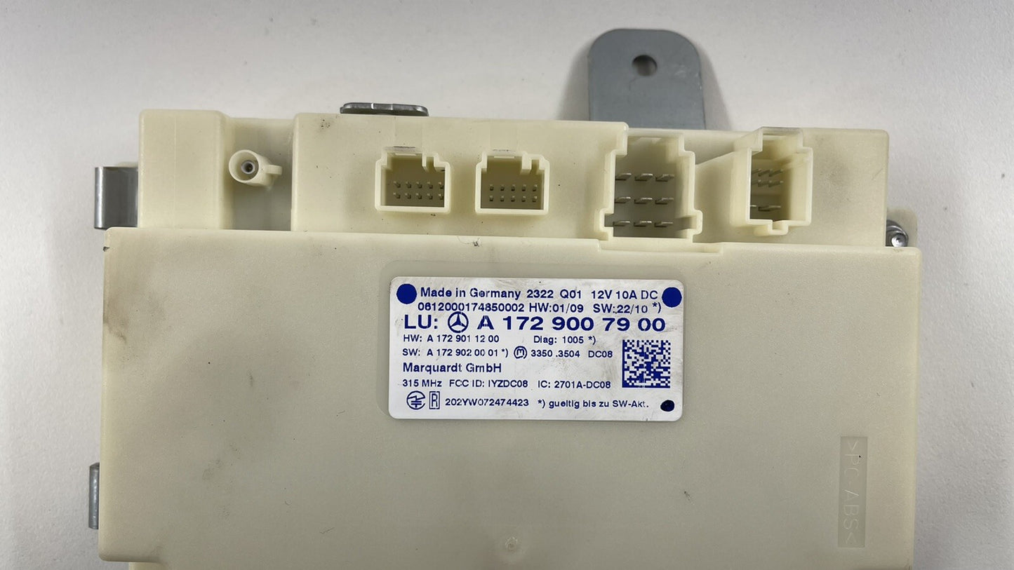 12-14 MERCEDES BENZ W204 C CLASS KEYLESS GO ENTRY CONTROL MODULE 1729007900 OEM
