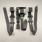 19-24 Ram 2500 3500 Rear Seatbelt Seat Belt Retractor Set Black OEM