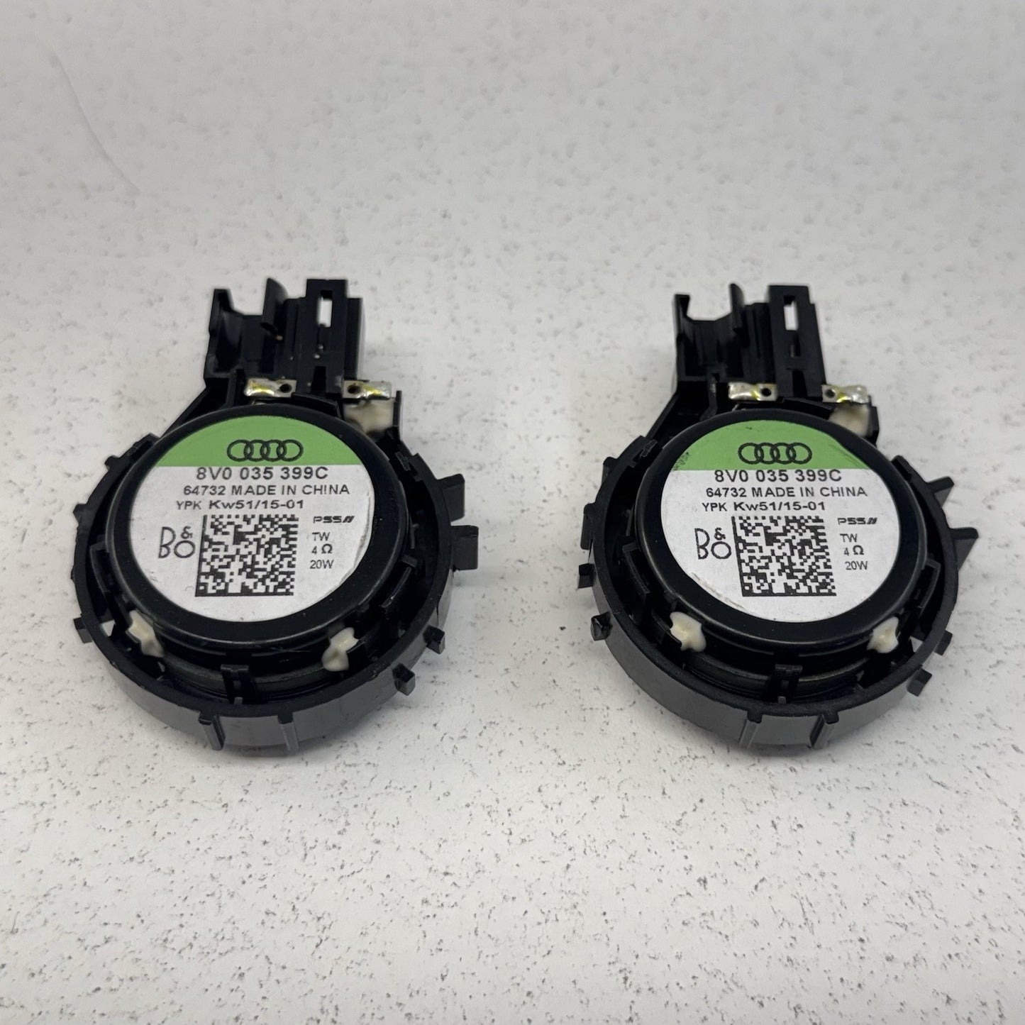 17-23 Audi R8 Bang & Olufsen Sound System Speaker Tweeter Subwoofer Set OEM