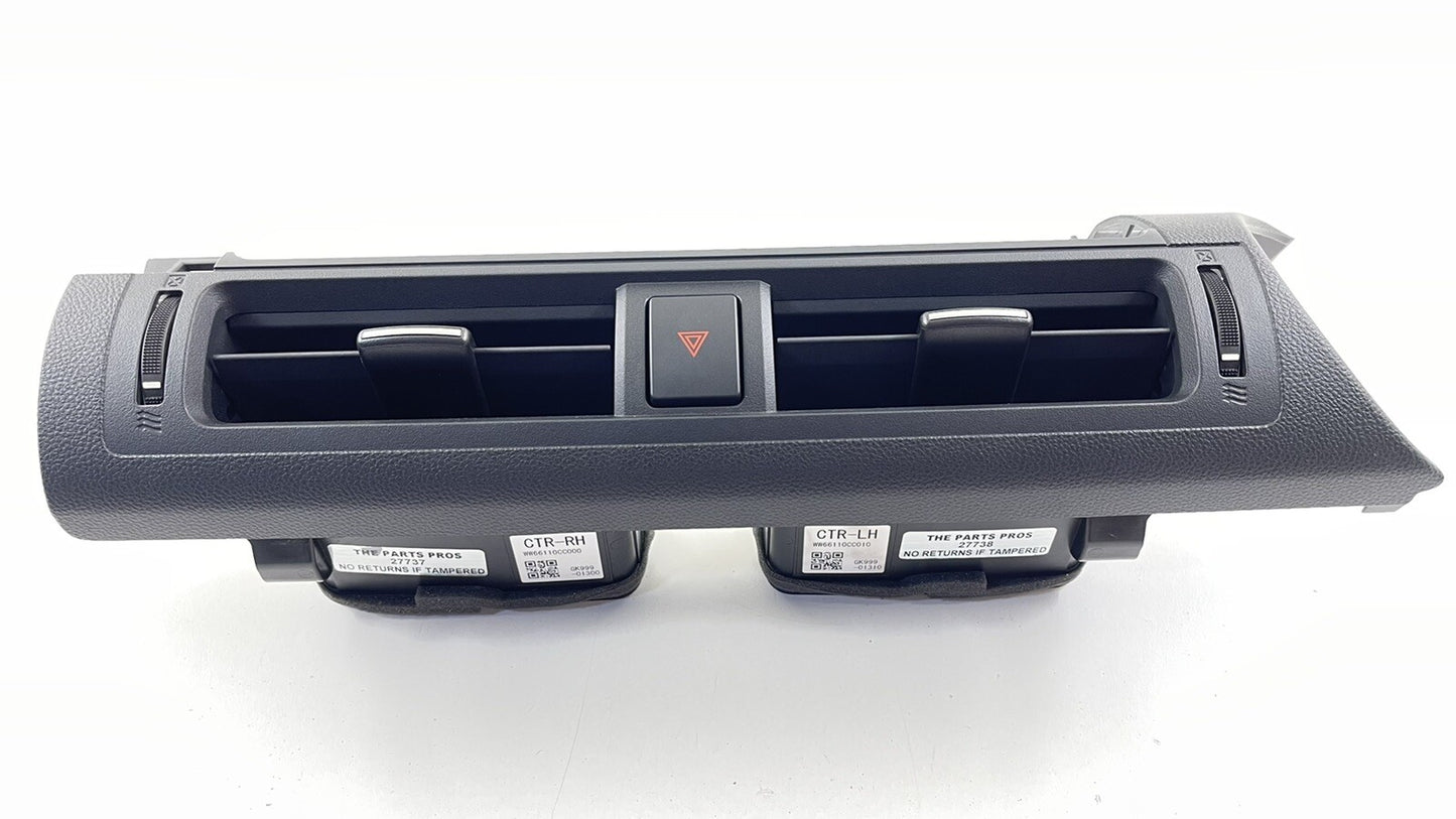 22-23 SUBARU BRZ CENTER DASH AIR VENT GRILLE GRILL HAZARD SWITCH OEM
