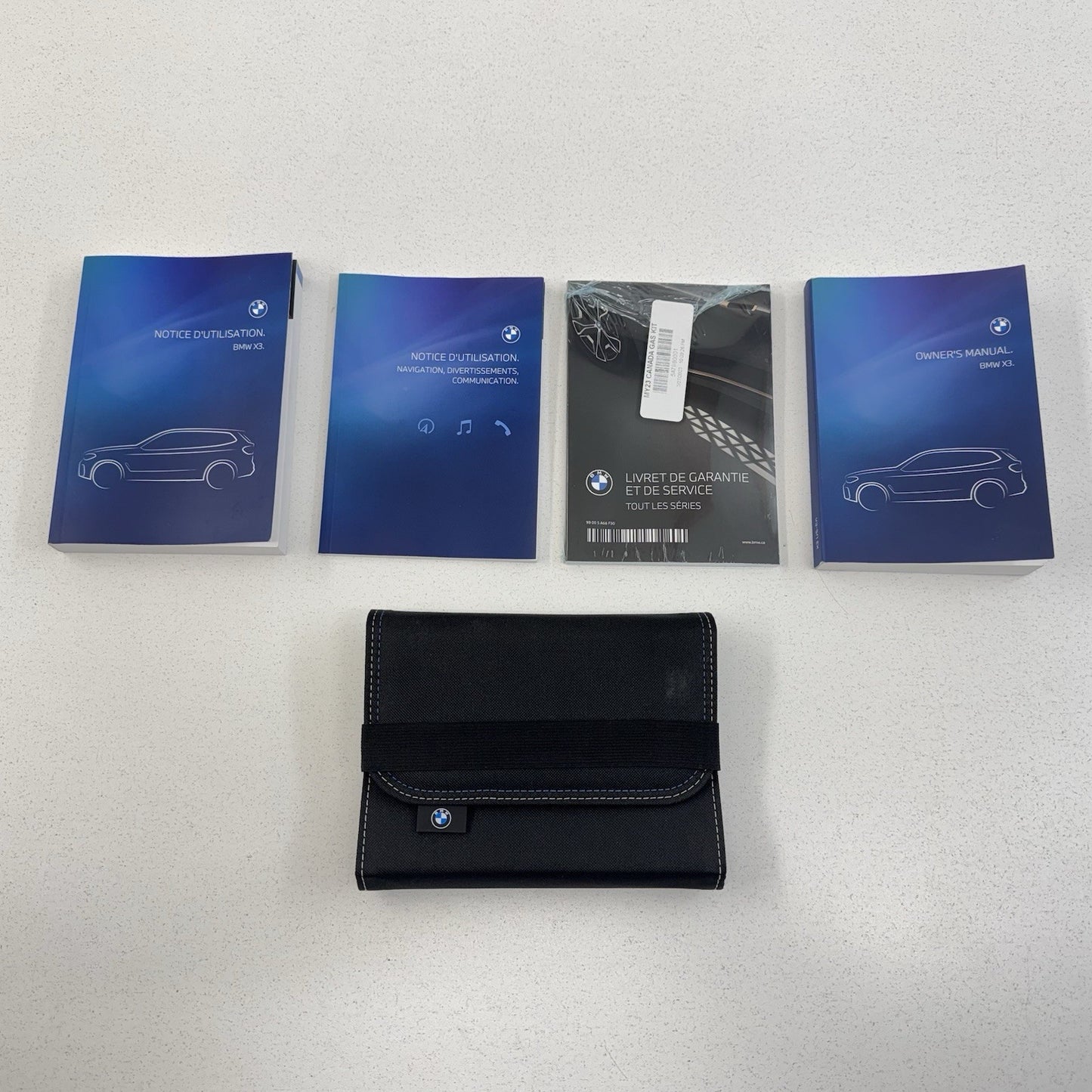 2023 BMW G01 X3 Vehicle Operator Owner Manual Book Set With Case OEM