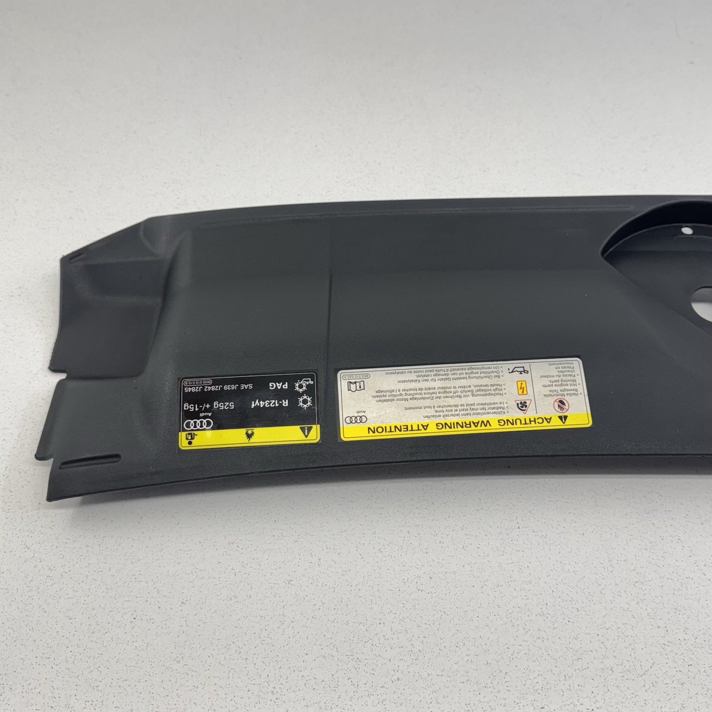 18-19 Audi A5 S5 Radiator Support Upper Cover Sight Shield Panel 8W6807081B OEM