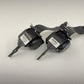12-18 BMW F30 F80 M3 Rear Seatbelt Seat Belt Retractor Set Black OEM