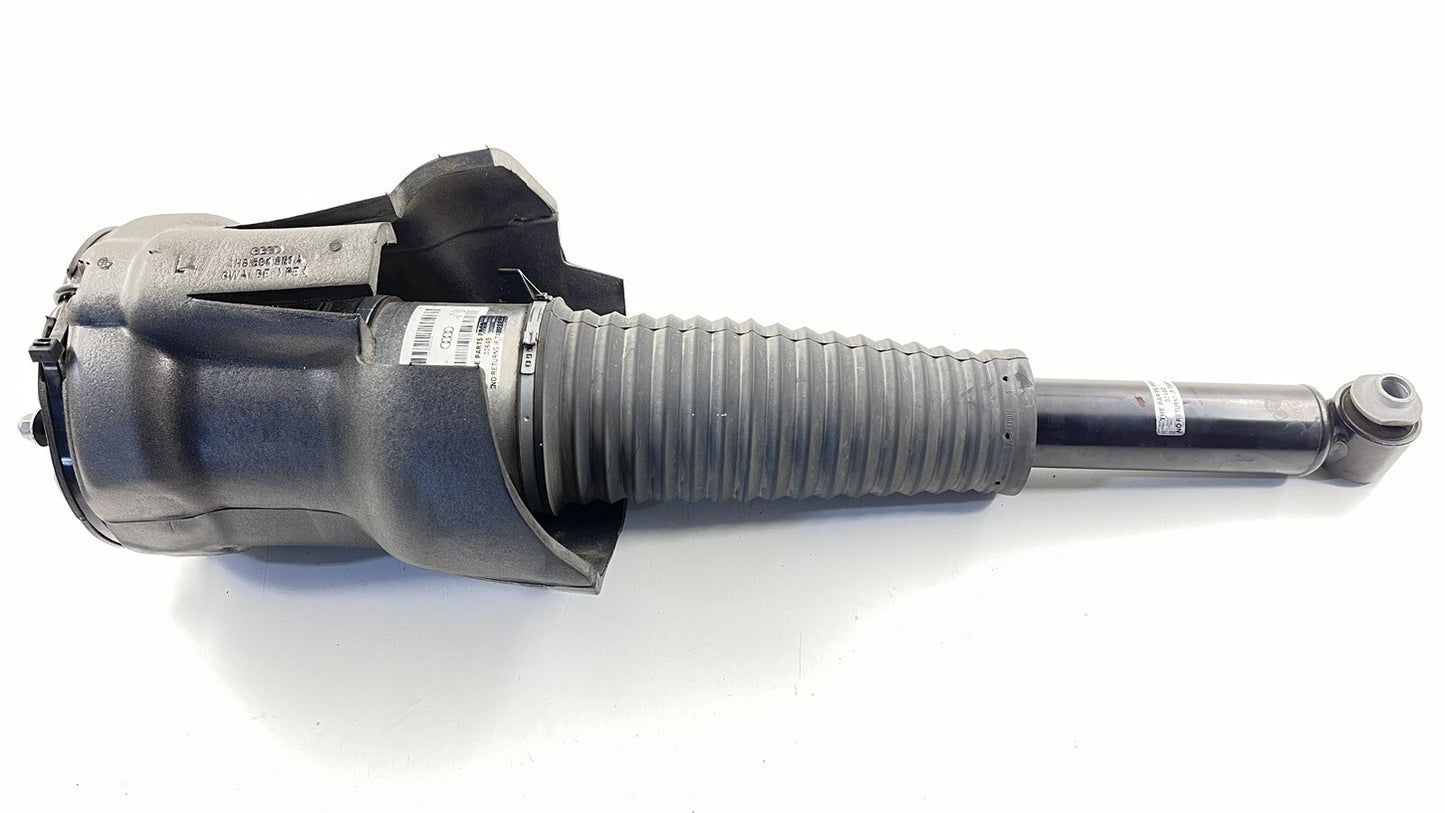 11-18 AUDI A8 S8 DRIVER LEFT REAR AIR SHOCK STRUT SUSPENSION 4H0616001M OEM