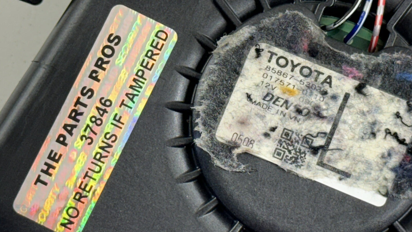 16-20 LEXUS GS F LEFT FRONT UPPER SEAT FAN BLOWER MOTOR WHEEL 85867-53030 OEM
