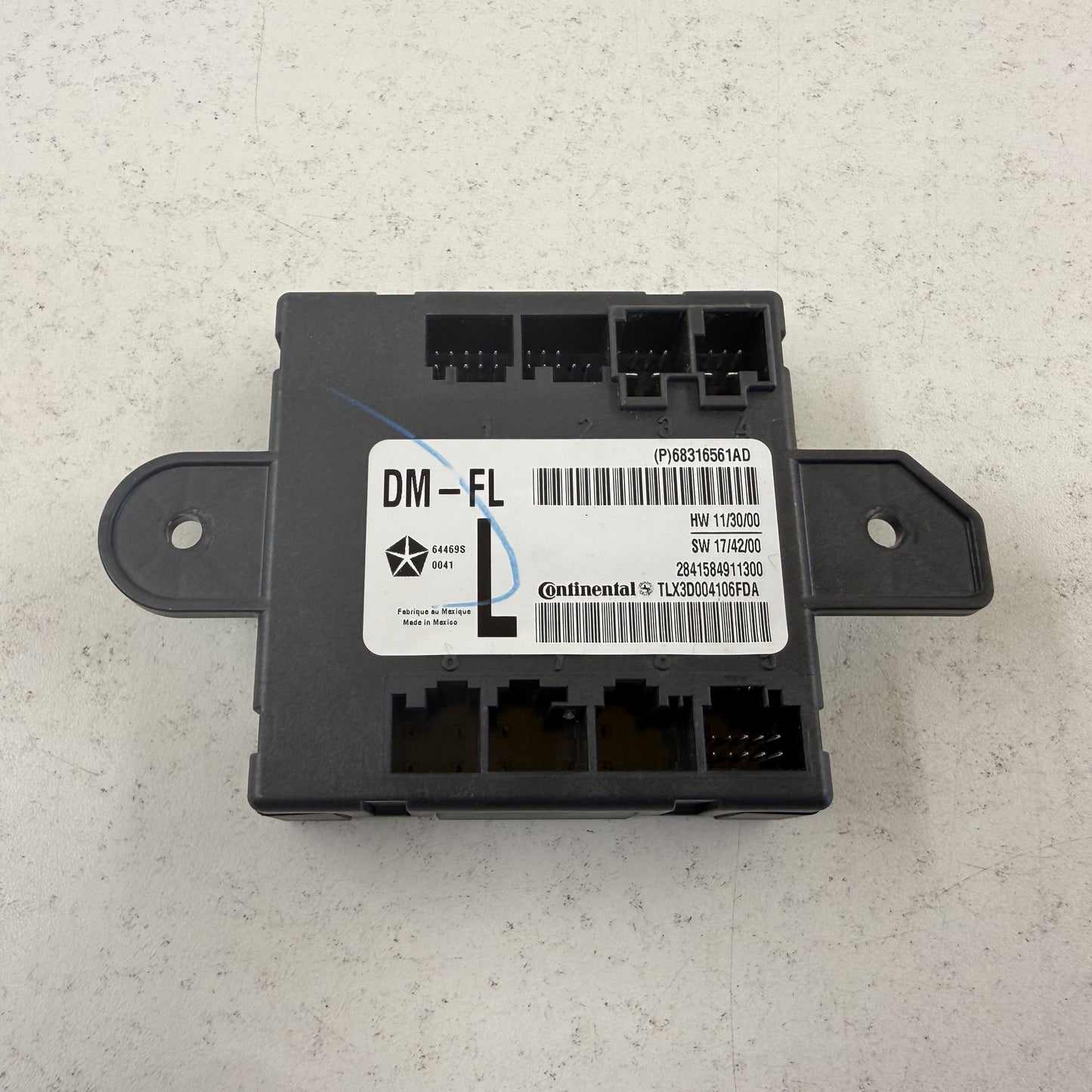 2015-2022 Dodge Durango Driver Left Front Door Control Module 68316561AD OEM