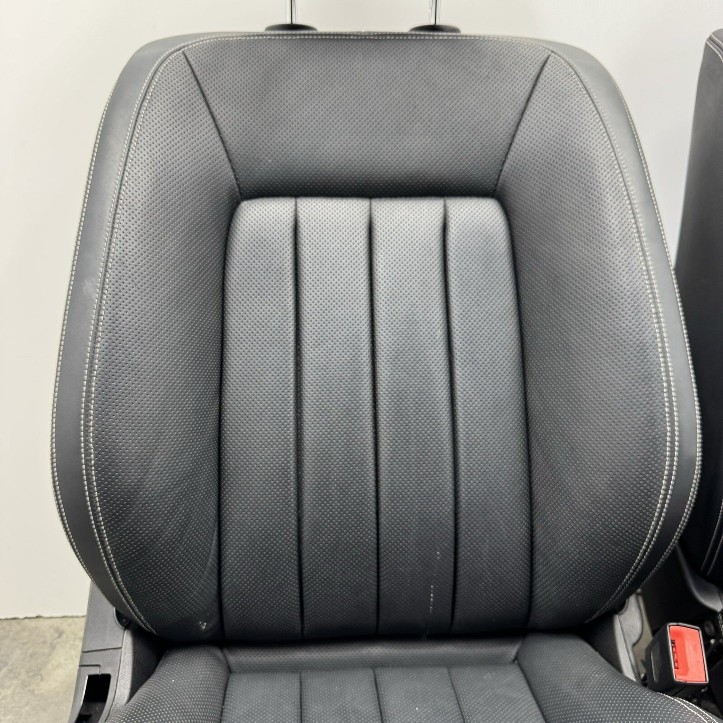 12-18 Mercedes Benz CLS550 W218 Front Seat Pair Leather Black OEM