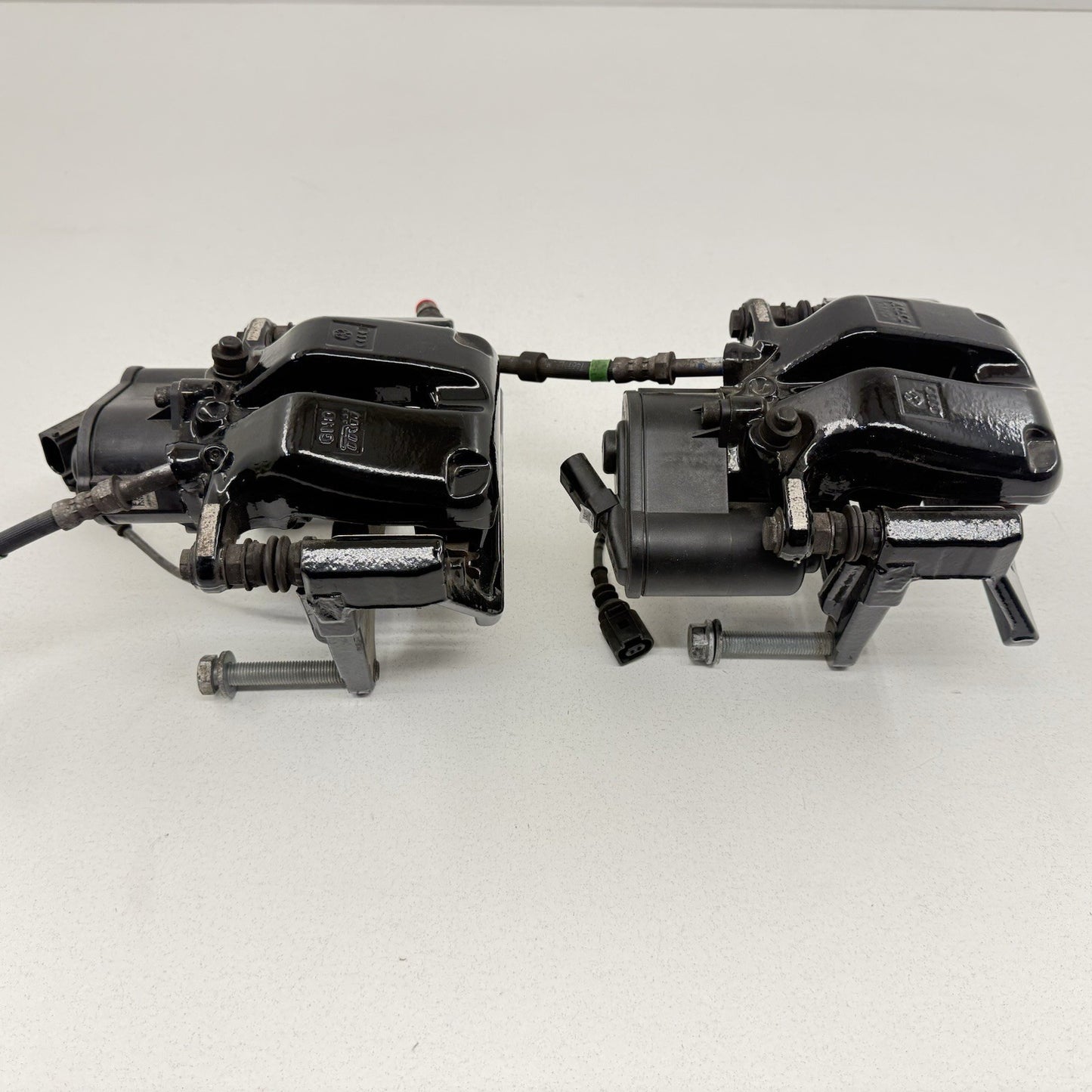13-18 Bentley Flying Spur Rear Brake Caliper Parking Brake Actuator Pair OEM