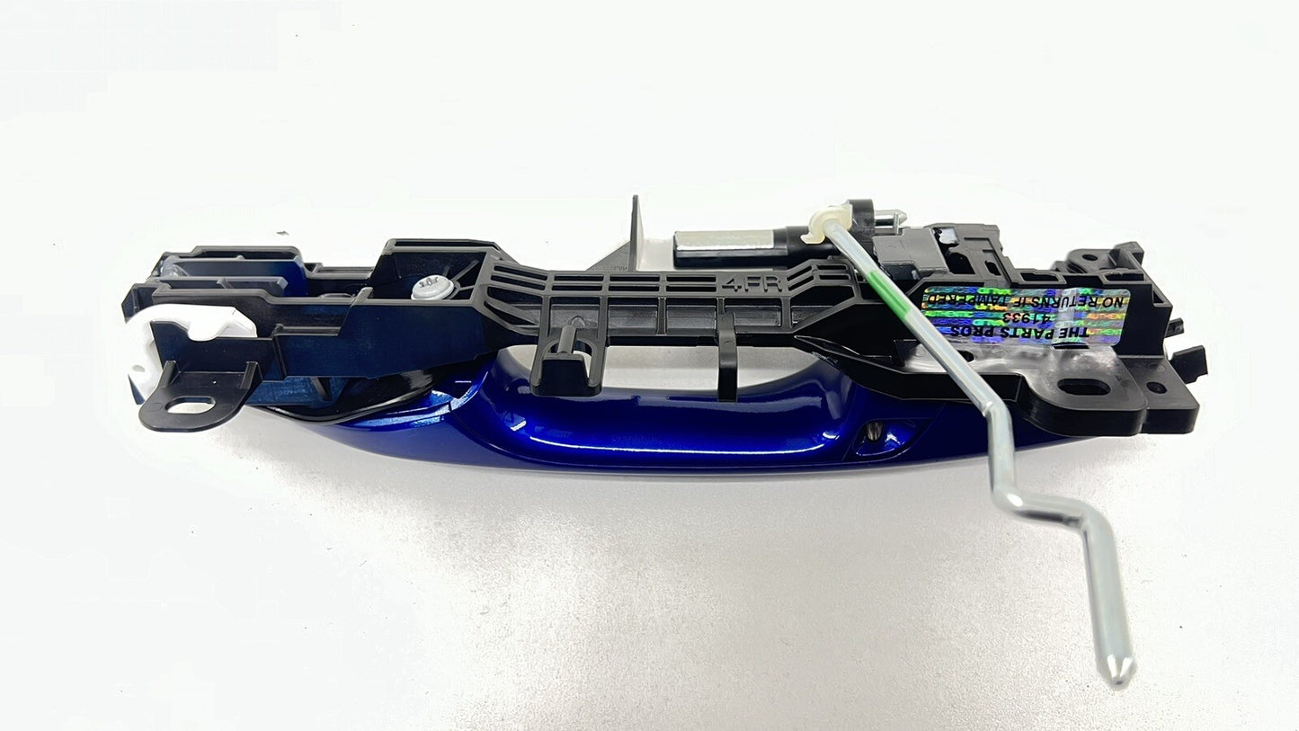 15-19 LEXUS RC F PASSENGER RIGHT EXTERIOR DOOR HANDLE ASSEMBLY BLUE OEM