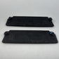 17-23 Audi R8 Sunvisor Sun Visor Shade Pair Left & Right Suede Black OEM