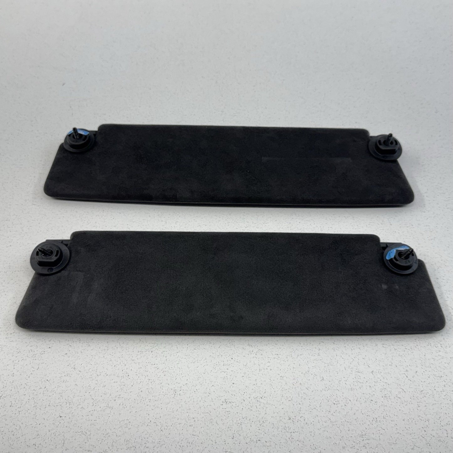 17-23 Audi R8 Sunvisor Sun Visor Shade Pair Left & Right Suede Black OEM