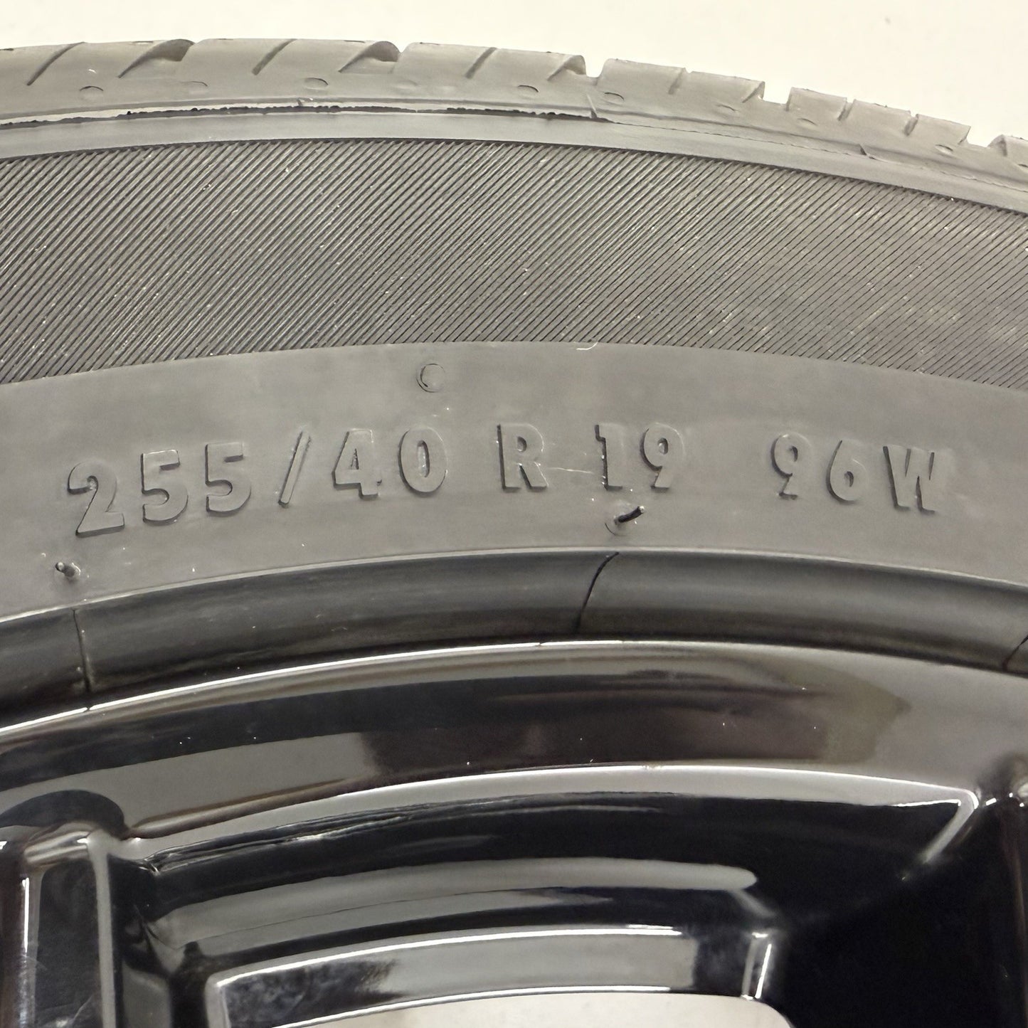 24-26 Ford Mustang GT U Spoke Wheel Rim With Tire 19" 19x8.5 Black Factory OEM