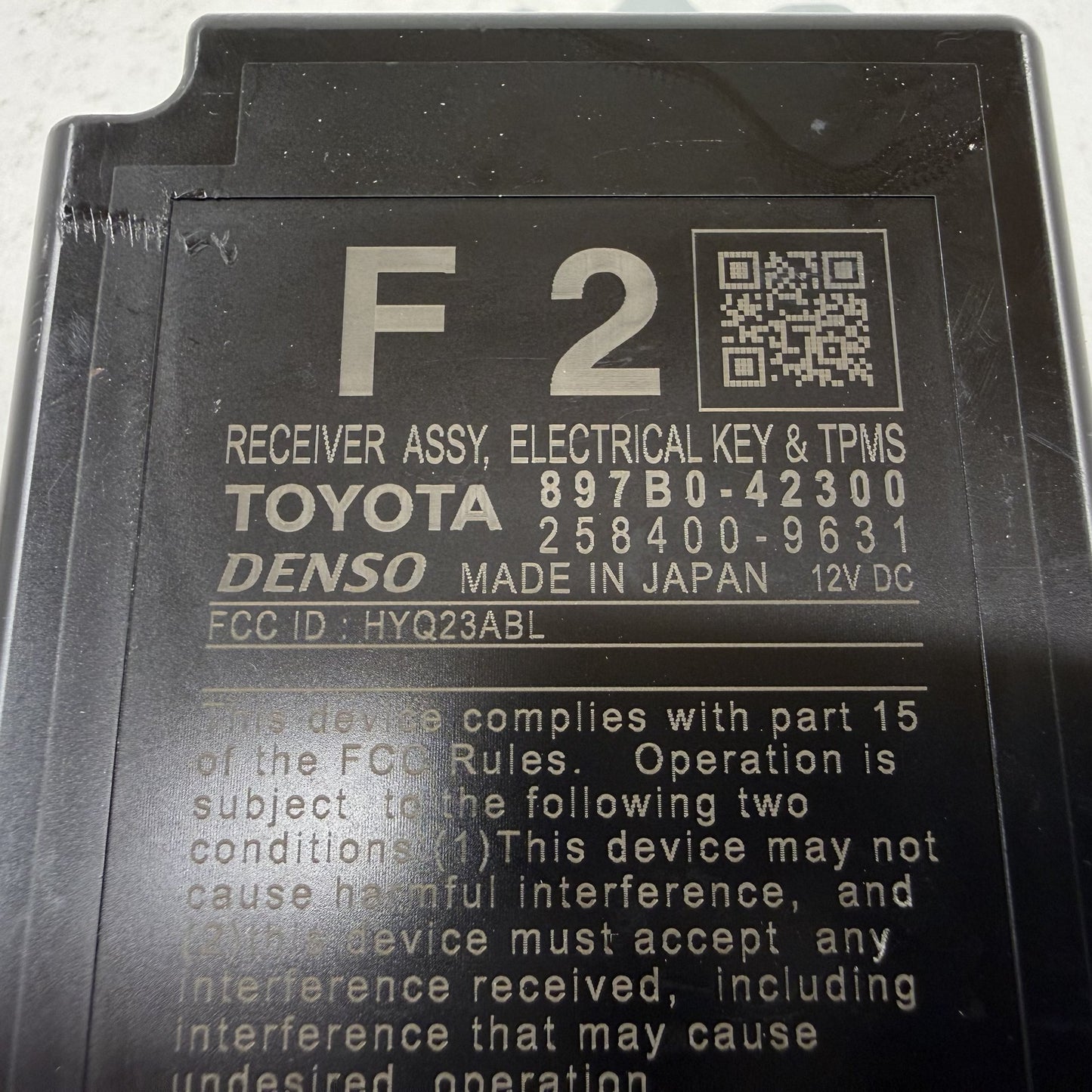2022-2025 Toyota RAV4 Keyless Entry TPMS Control Module 897B0-42300 OEM