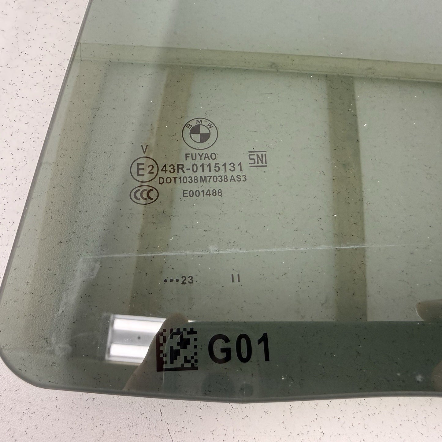 18-24 BMW G01 X3 Driver Left Rear Door Glass Window OEM