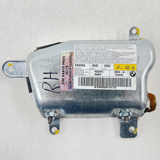 06-10 BMW M6 E63 E64 Passenger Right Door Airbag Air Bag SRS 7050846 OEM
