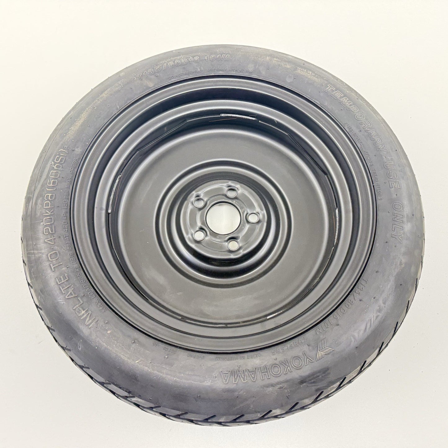 13-20 Subaru BRZ 86 FR-S Emergency Spare Tire Wheel Rim Donut T135/80/D16 OEM