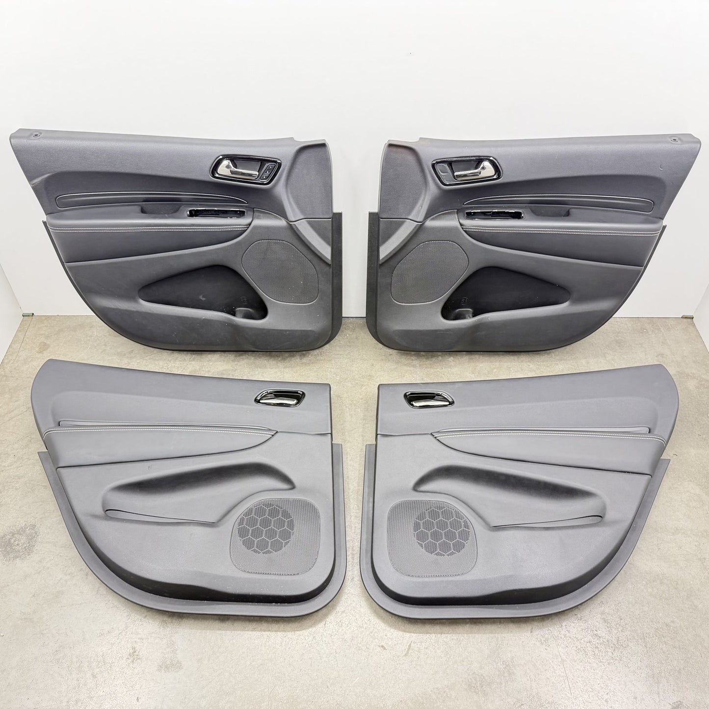 2021-2024 Dodge Durango SRT 392 Interior Door Trim Panel Set Black OEM
