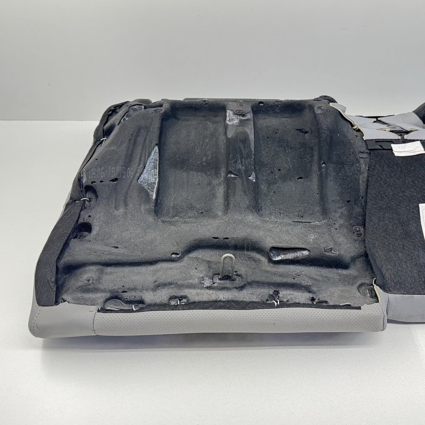 16-24 Chevrolet Camaro Coupe Rear Seat Set Upper Lower Cushion Gray Leather OEM